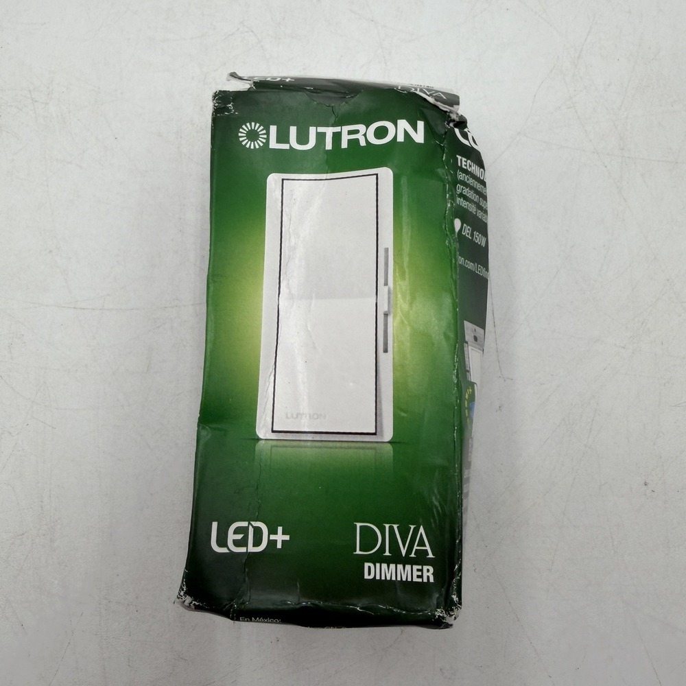 Lutron Diva LED Dimmer Switch with Slide DVCL-153P-GR Gray